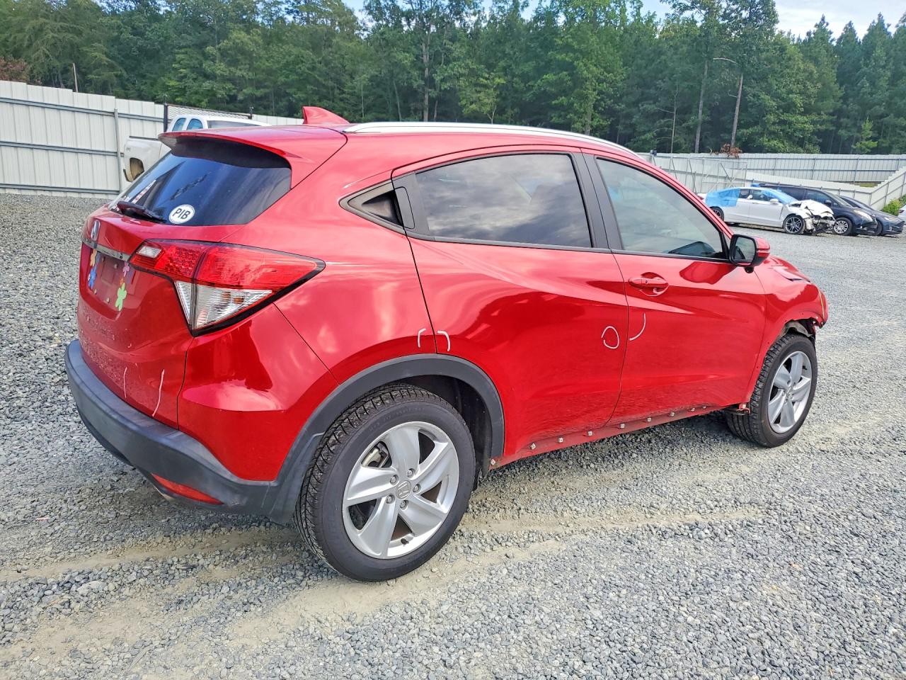 2019 Honda Hr-v Exl Red vin: 3CZRU5H77KM709738