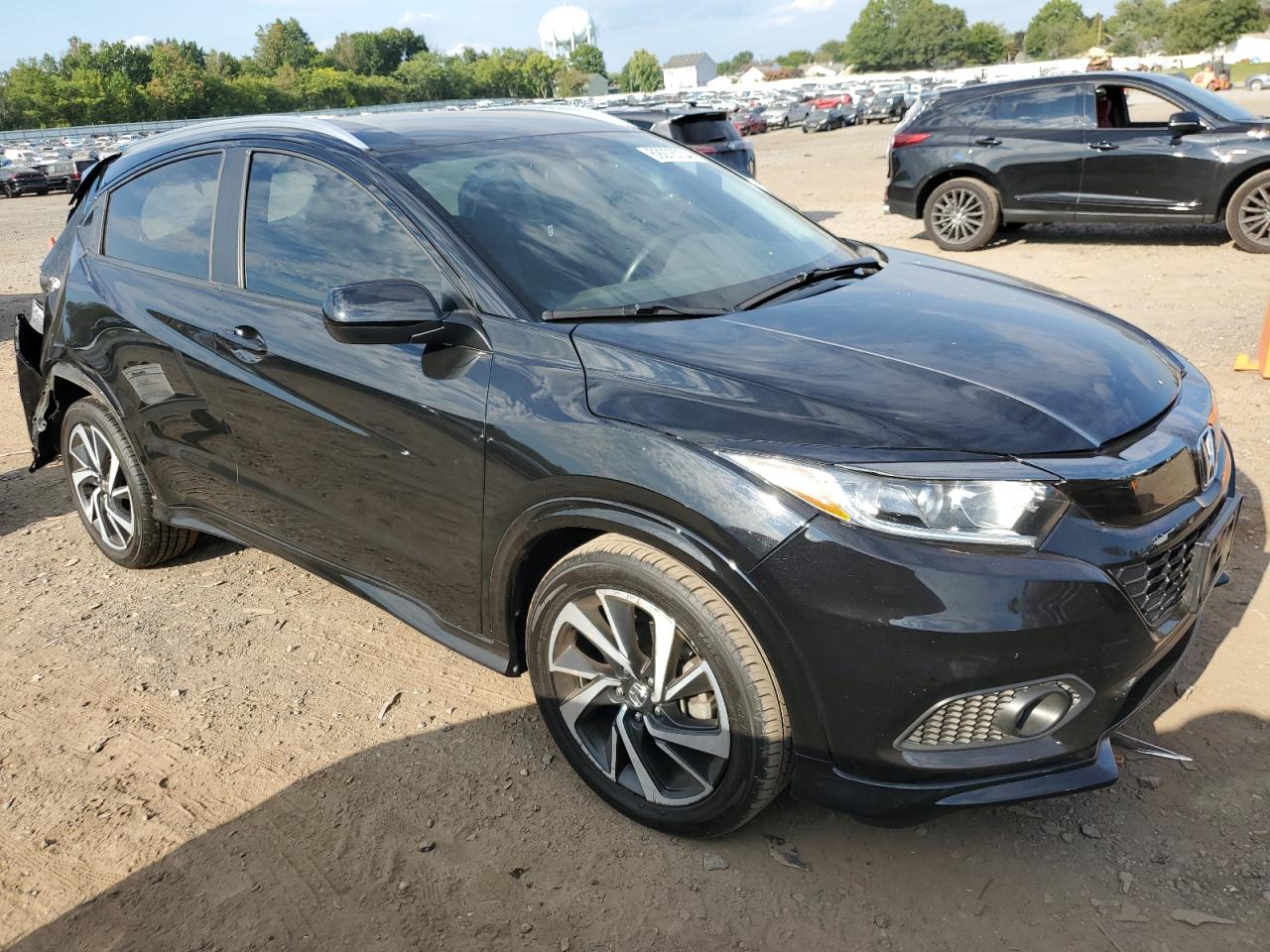 2019 Honda Hr-v Sport Black vin: 3CZRU6H10KM738628