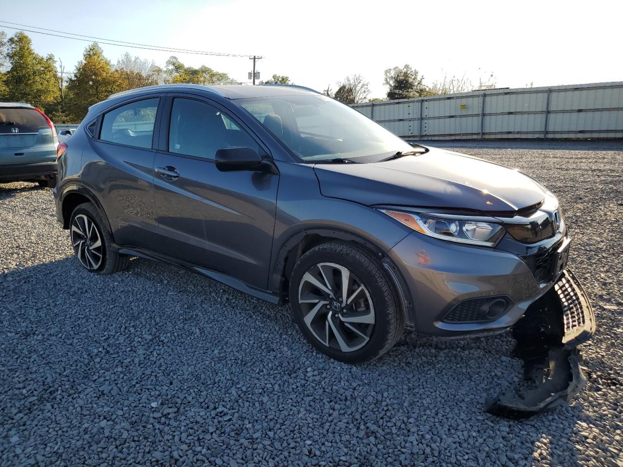 2020 Honda Hr-v Sport Gray vin: 3CZRU6H11LM727249