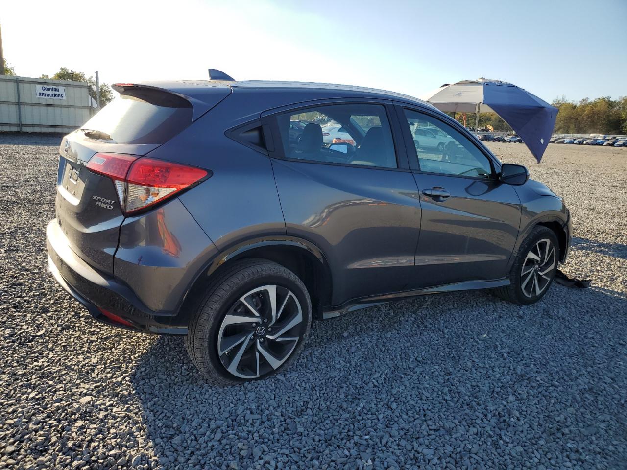 2020 Honda Hr-v Sport Gray vin: 3CZRU6H11LM727249