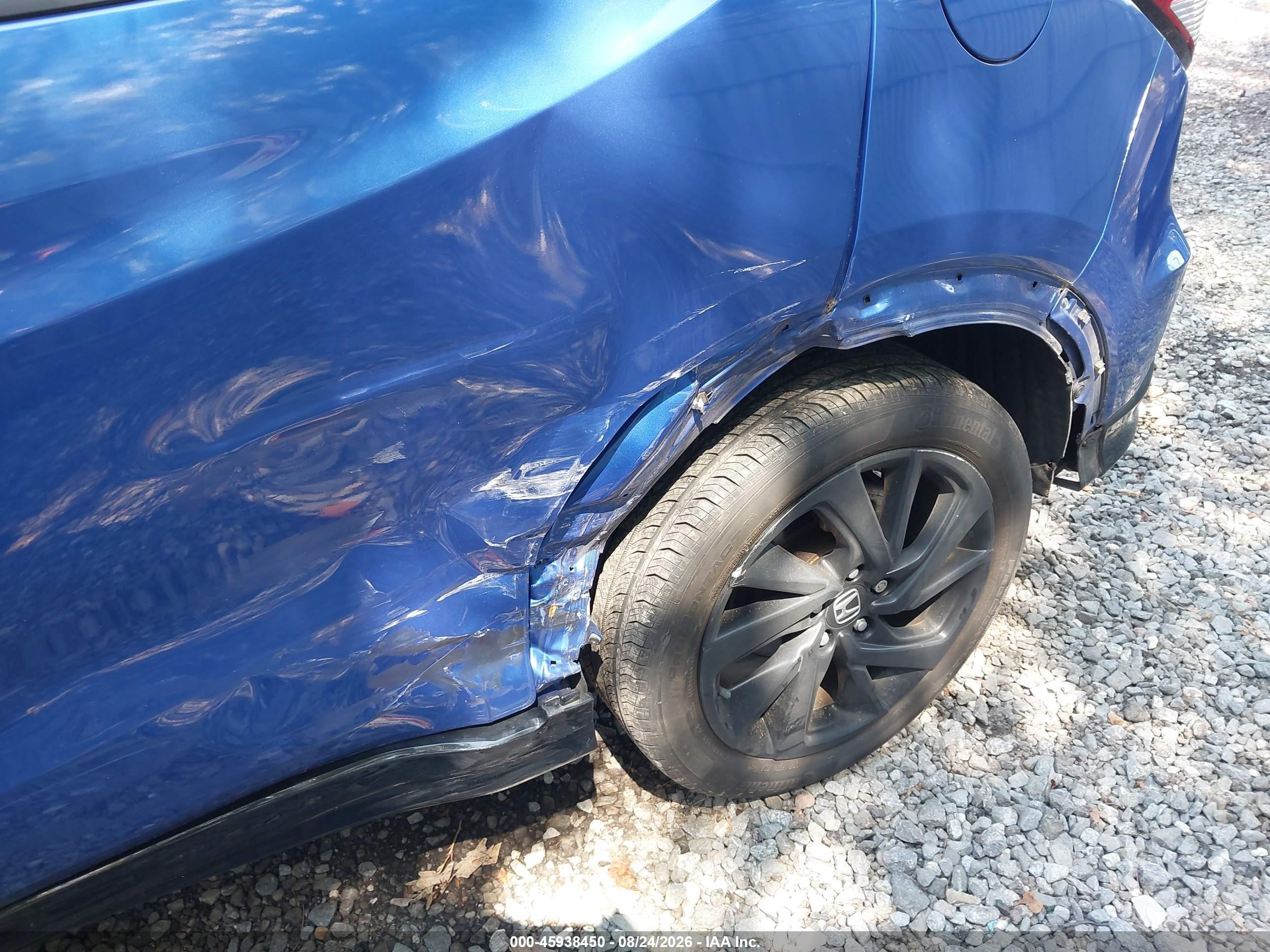 2021 Honda Hr-v Awd Sport Синий vin: 3CZRU6H11MM728631