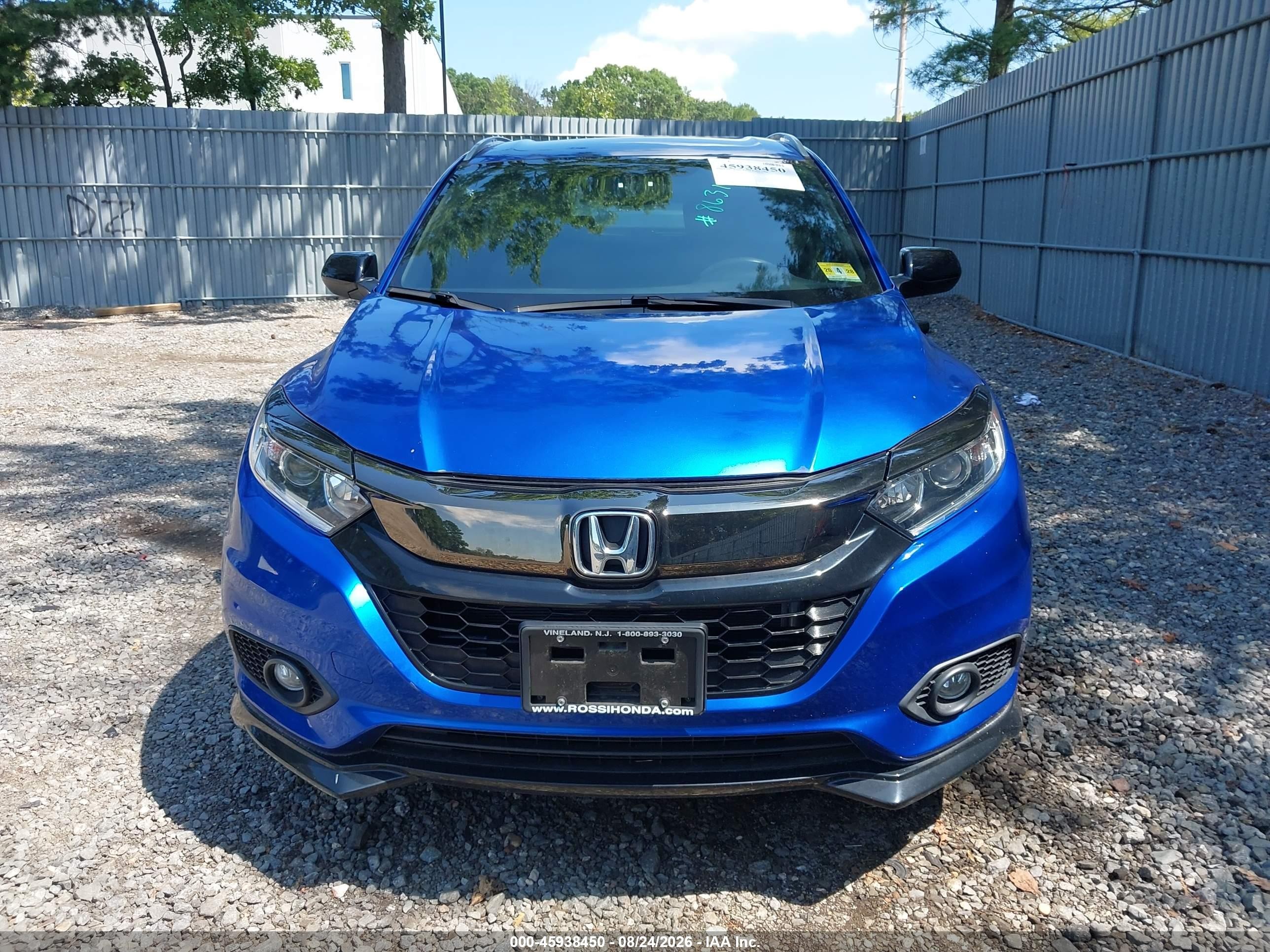 2021 Honda Hr-v Awd Sport Синий vin: 3CZRU6H11MM728631