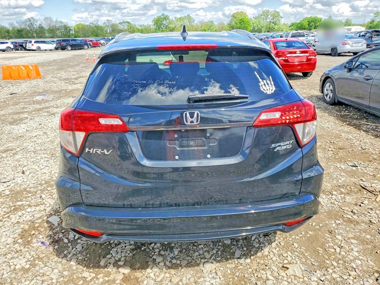 2021 Honda Hr-v Sport Black vin: 3CZRU6H12MM703642