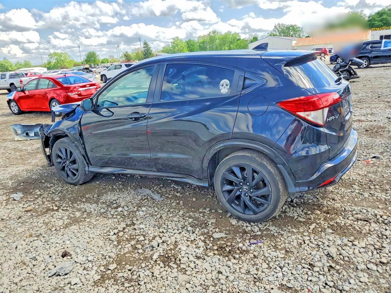 2021 Honda Hr-v Sport Black vin: 3CZRU6H12MM703642