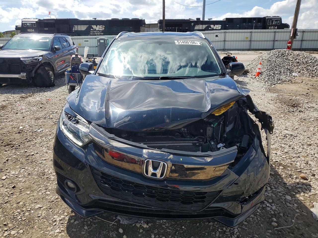 2021 Honda Hr-v Sport Black vin: 3CZRU6H12MM703642