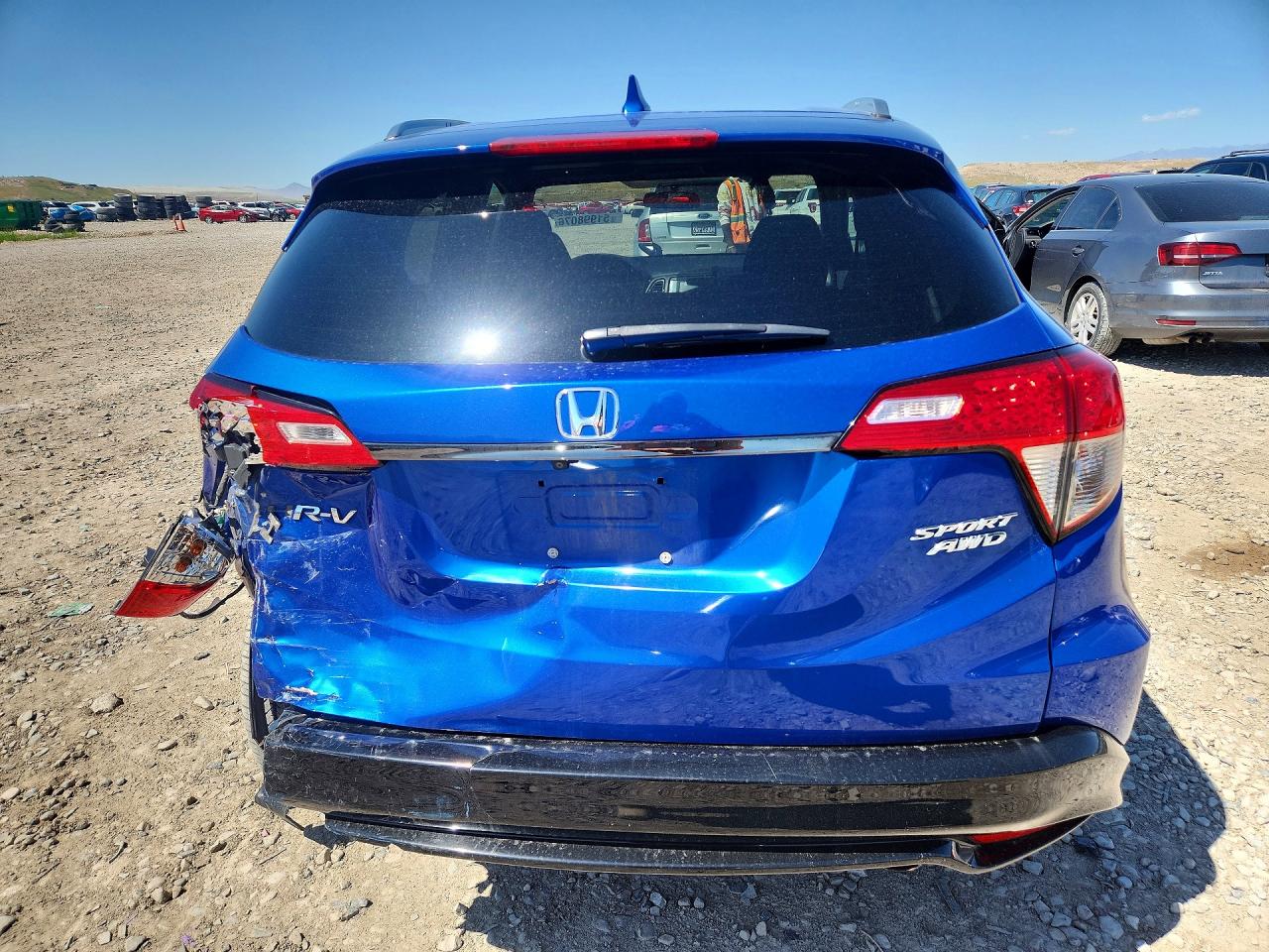 2021 Honda Hr-v Sport Blue vin: 3CZRU6H13MM719798