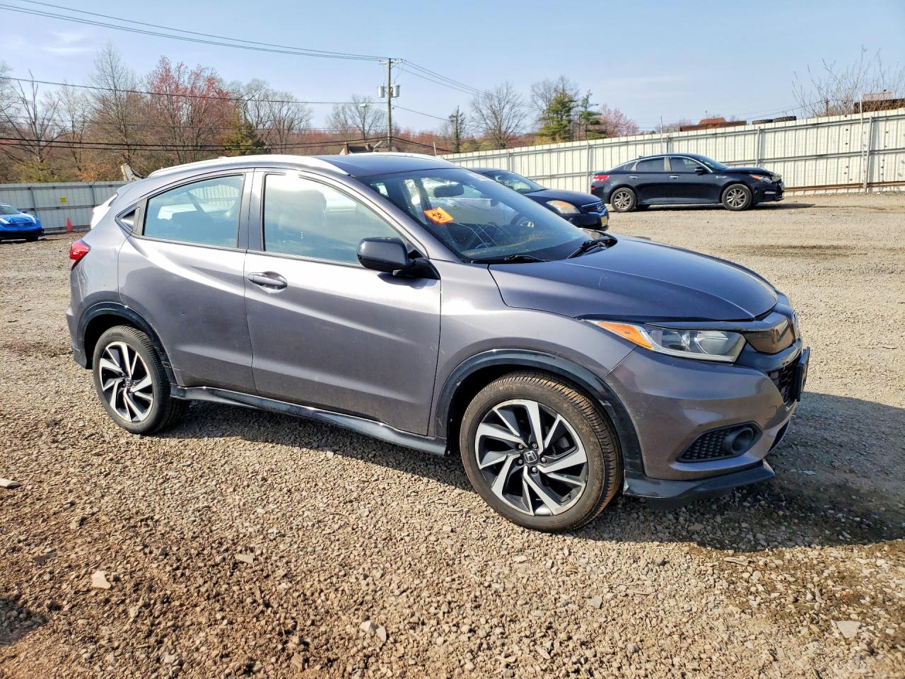 2019 Honda Hr-v Sport Серый vin: 3CZRU6H14KG715304