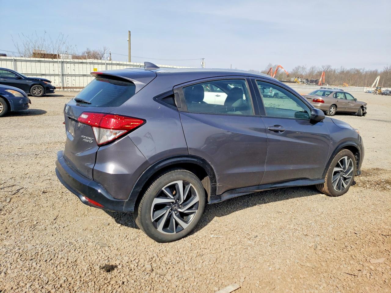 2019 Honda Hr-v Sport Серый vin: 3CZRU6H14KG715304