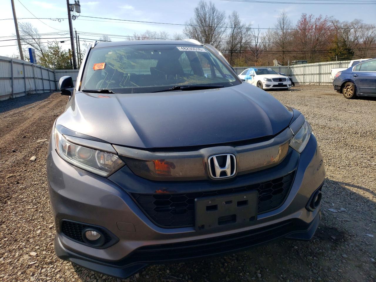 2019 Honda Hr-v Sport Серый vin: 3CZRU6H14KG715304