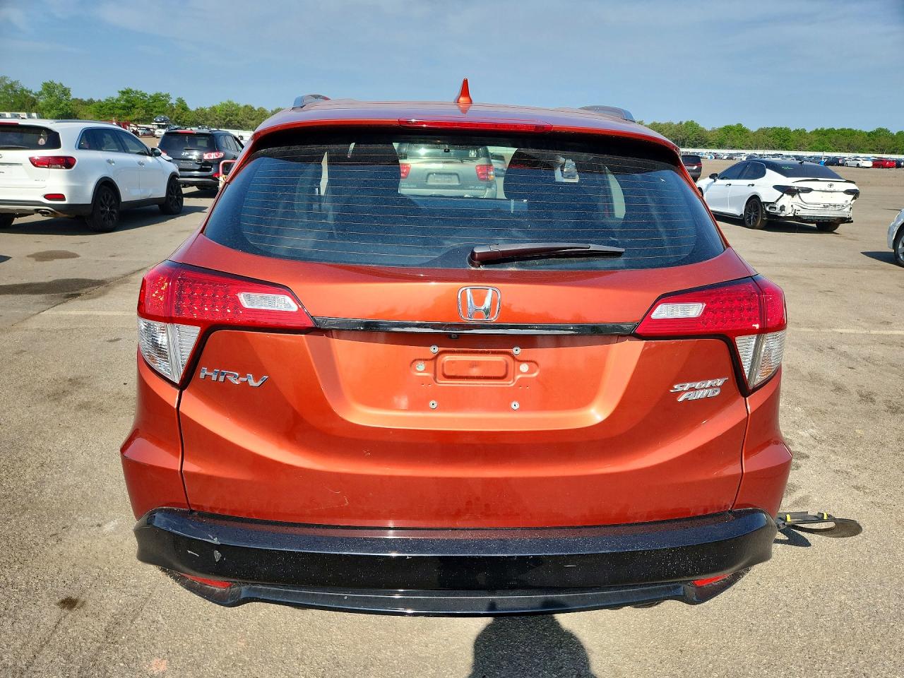 2020 Honda Hr-v Sport Оранжевый vin: 3CZRU6H15LM727982