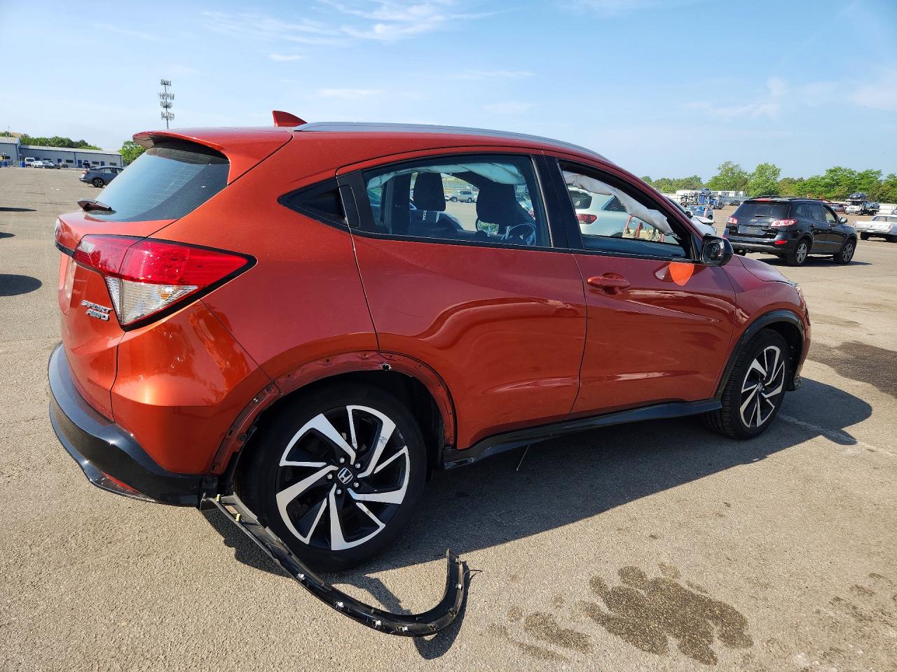 2020 Honda Hr-v Sport Оранжевый vin: 3CZRU6H15LM727982