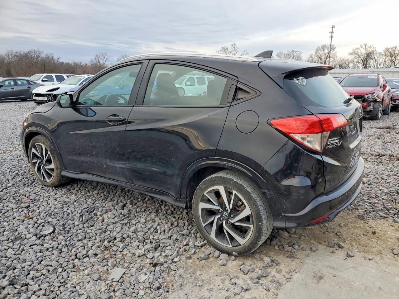2019 Honda Hr-v Sport Black vin: 3CZRU6H17KG702126
