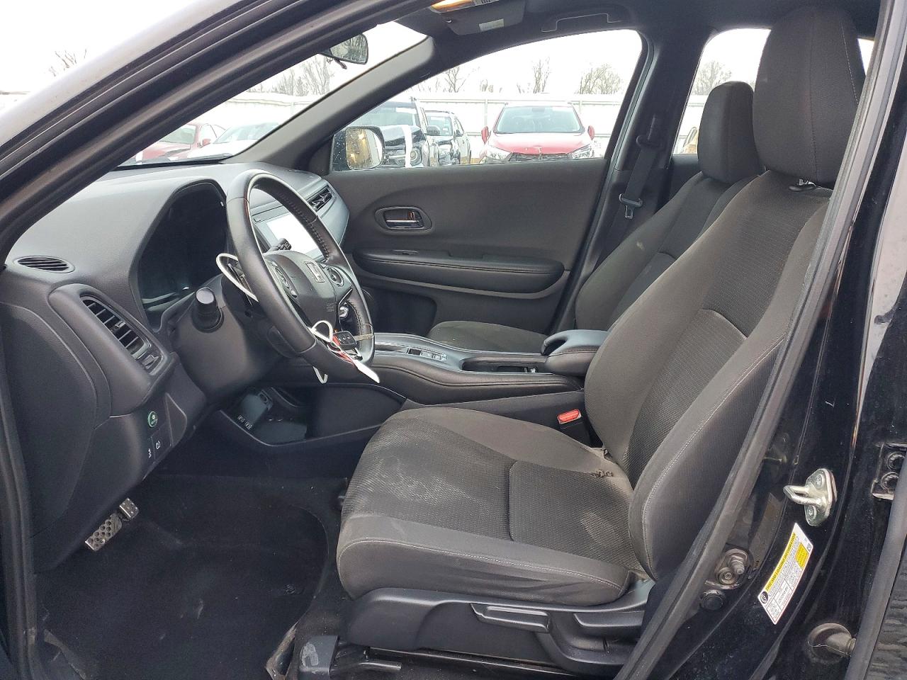 2019 Honda Hr-v Sport Black vin: 3CZRU6H17KG702126
