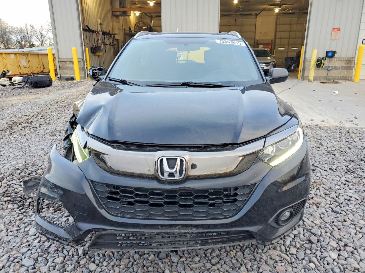 2019 Honda Hr-v Sport Black vin: 3CZRU6H17KG702126