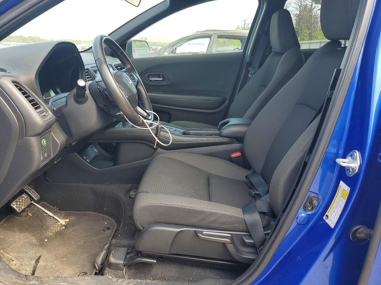 2021 Honda Hr-v Sport Blue vin: 3CZRU6H17MM723014