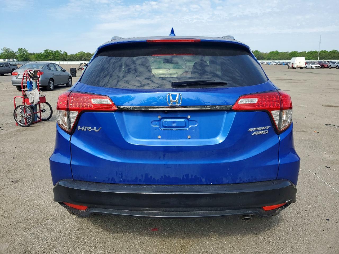 2021 Honda Hr-v Sport Blue vin: 3CZRU6H17MM723014