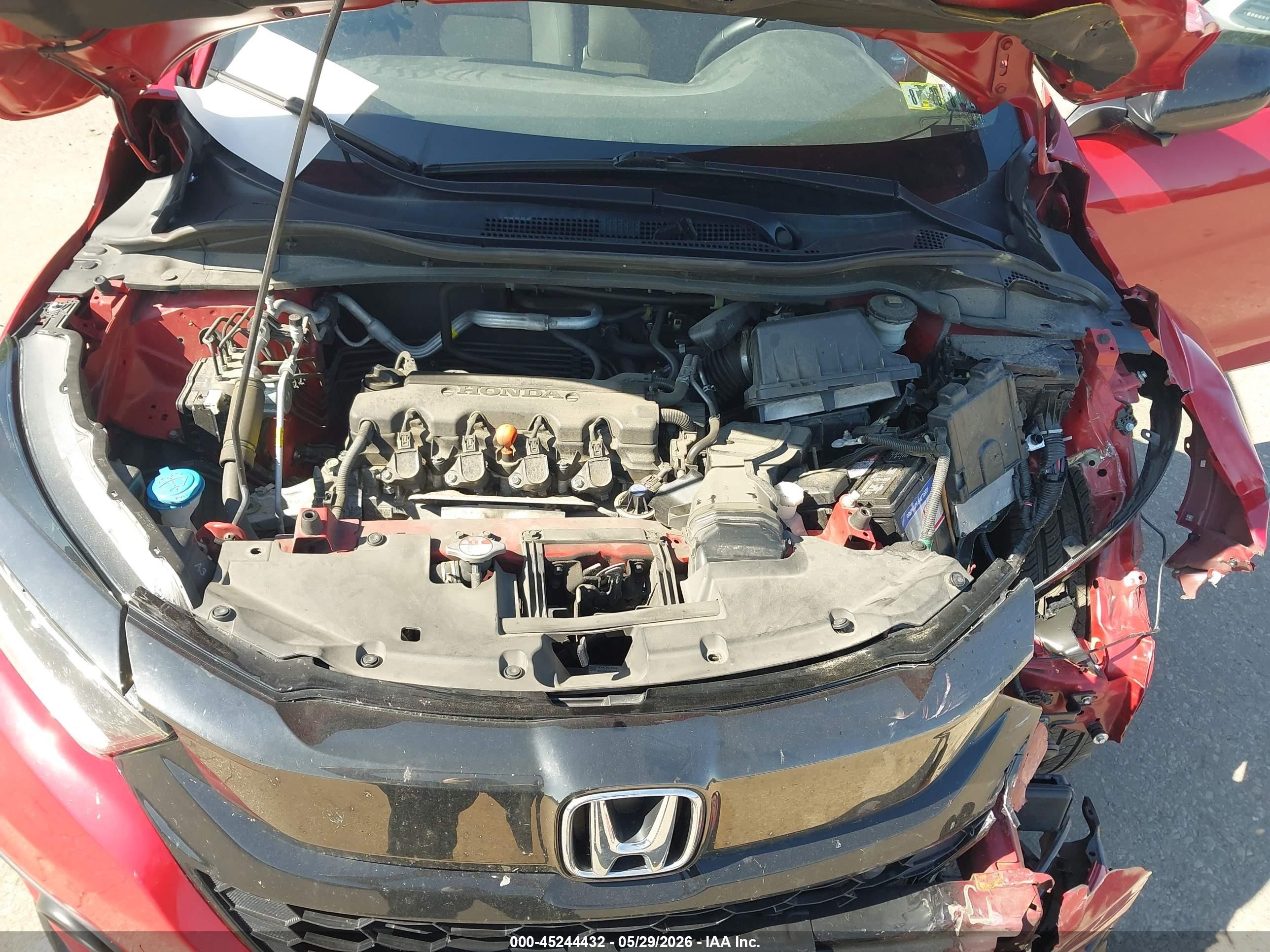 2019 Honda Hr-v Sport Red vin: 3CZRU6H18KM727280