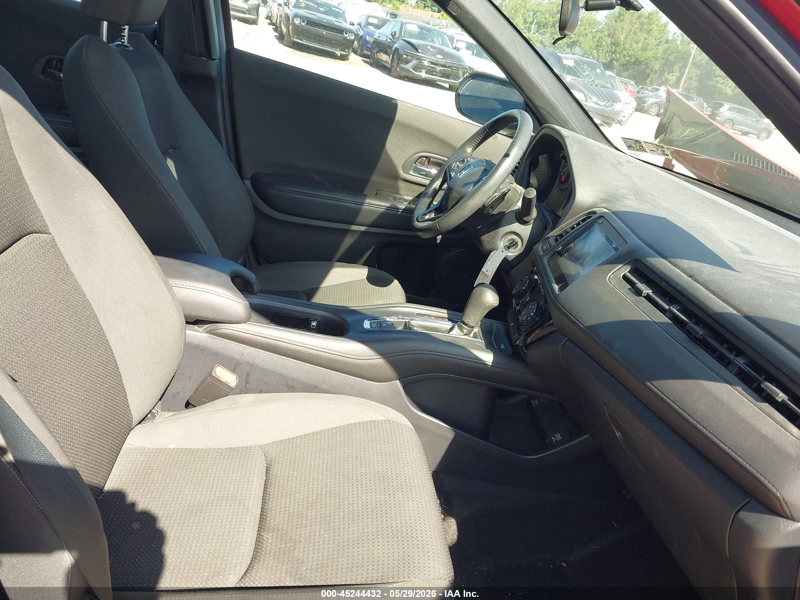 2019 Honda Hr-v Sport Red vin: 3CZRU6H18KM727280