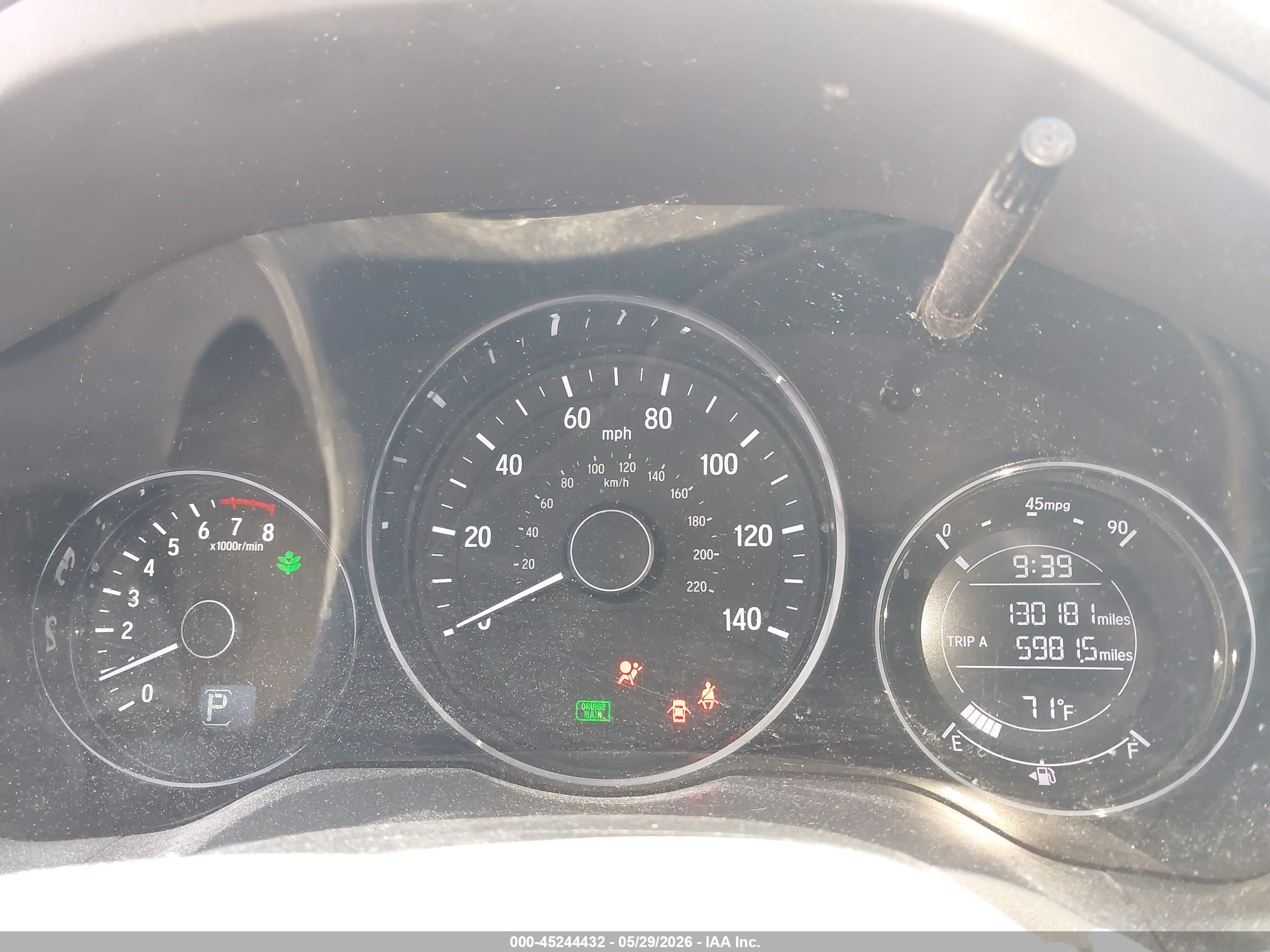 2019 Honda Hr-v Sport Red vin: 3CZRU6H18KM727280