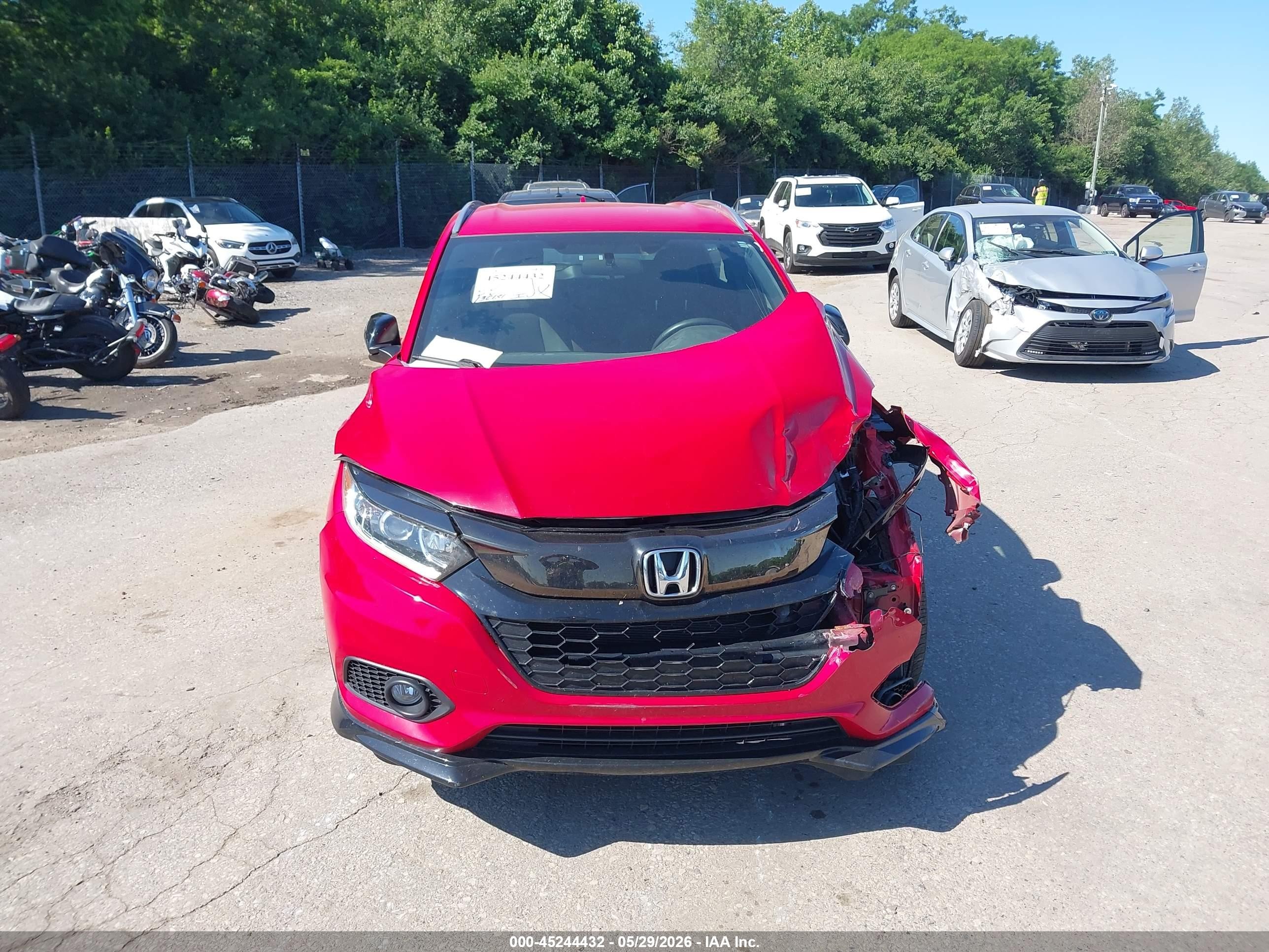 2019 Honda Hr-v Sport Красный vin: 3CZRU6H18KM727280