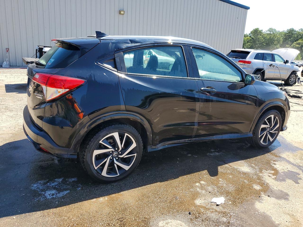 2020 Honda Hr-v Sport Black vin: 3CZRU6H18LG703206