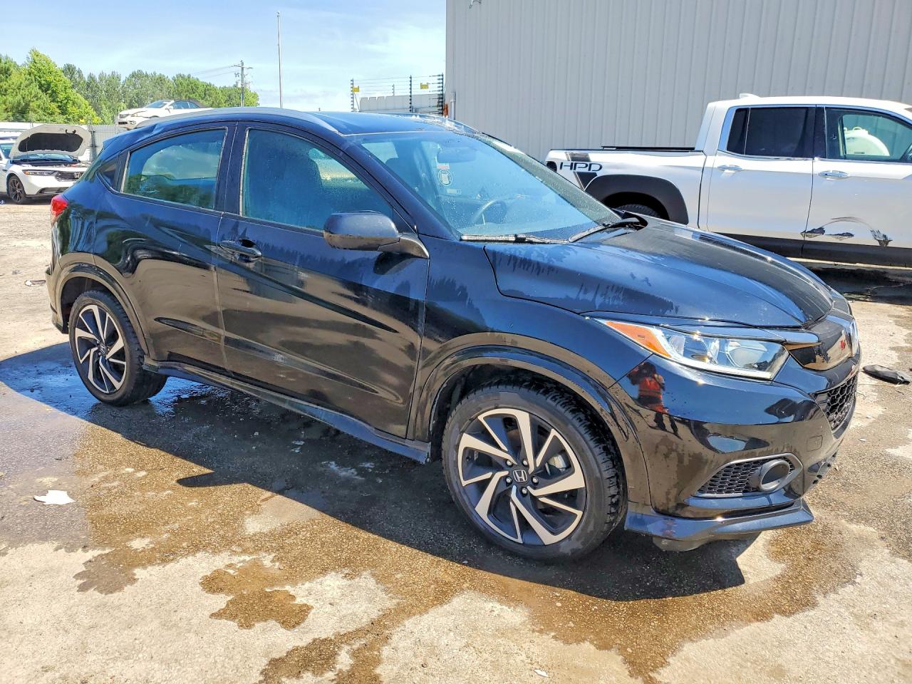 2020 Honda Hr-v Sport Black vin: 3CZRU6H18LG703206