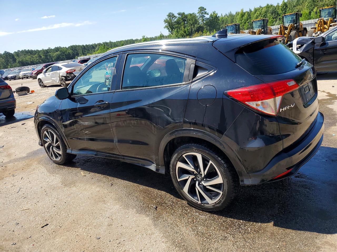2020 Honda Hr-v Sport Black vin: 3CZRU6H18LG703206