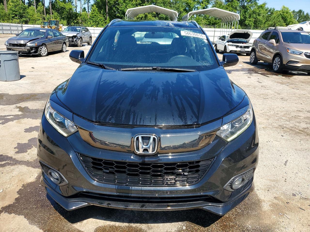 2020 Honda Hr-v Sport Black vin: 3CZRU6H18LG703206
