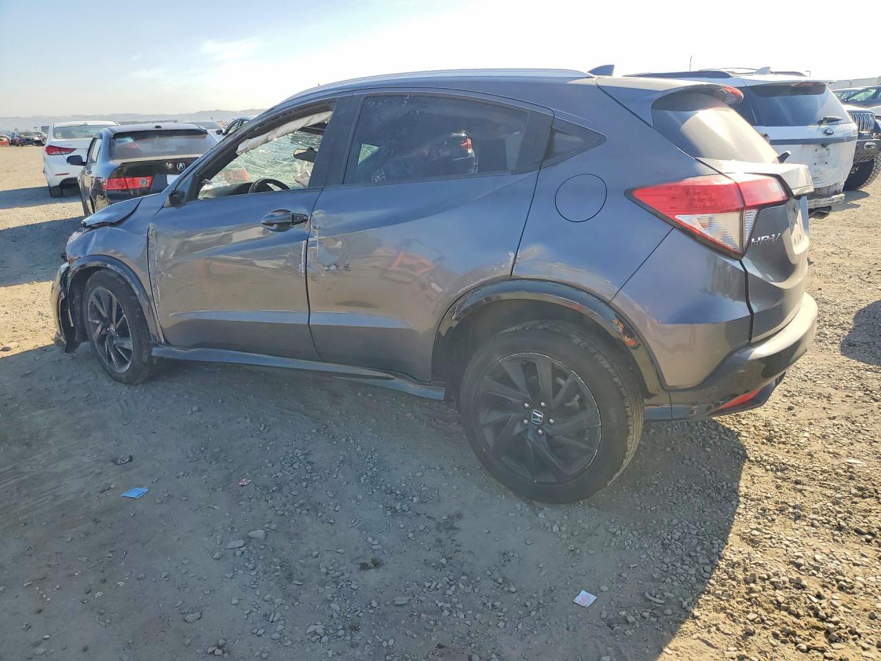2021 Honda Hr-v Sport Gray vin: 3CZRU6H19MM728294