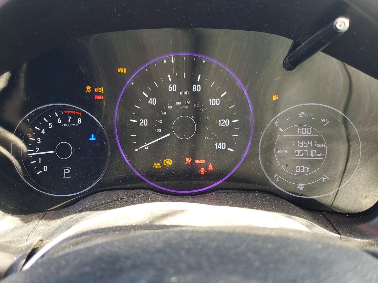 2021 Honda Hr-v Sport Gray vin: 3CZRU6H19MM728294