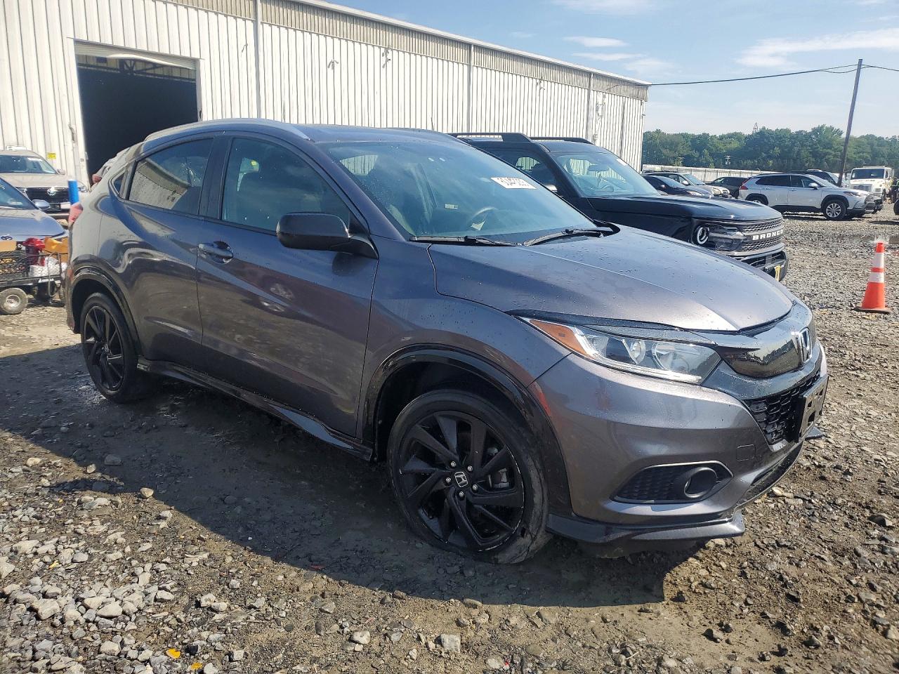 2021 Honda Hr-v Sport Silver vin: 3CZRU6H1XMM753804