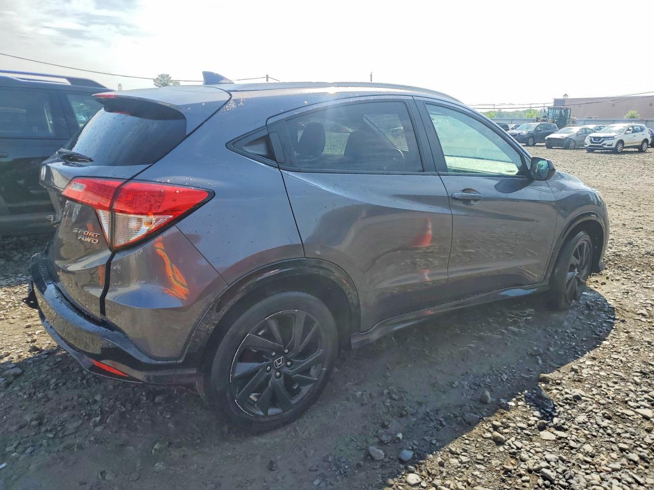 2021 Honda Hr-v Sport Silver vin: 3CZRU6H1XMM753804