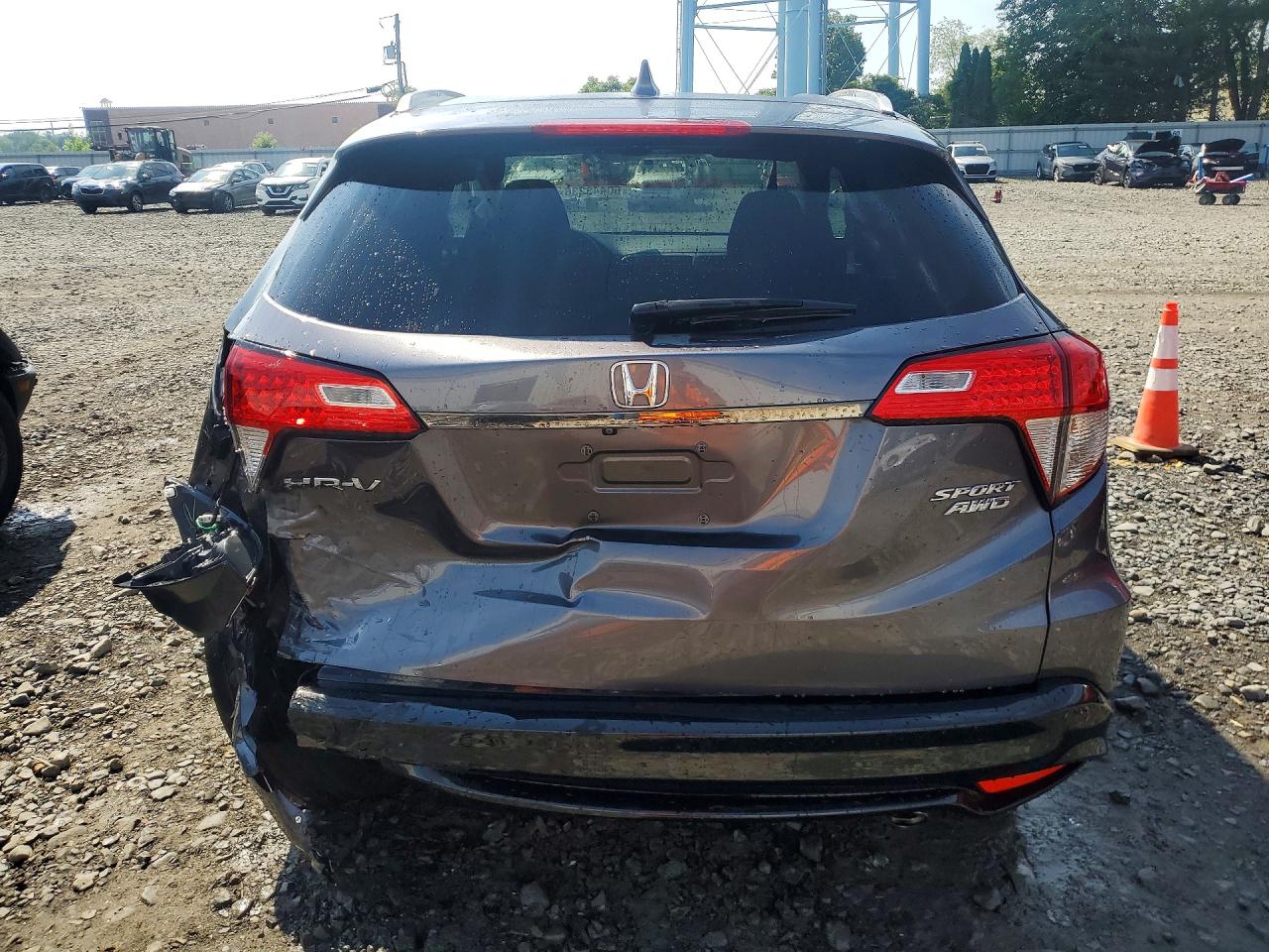 2021 Honda Hr-v Sport Silver vin: 3CZRU6H1XMM753804
