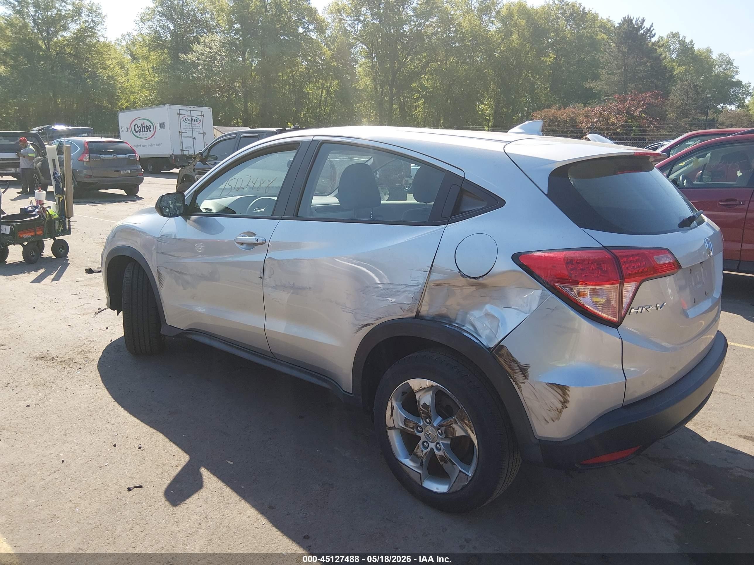 2016 Honda Hr-v Lx Серебряный vin: 3CZRU6H30GM738556