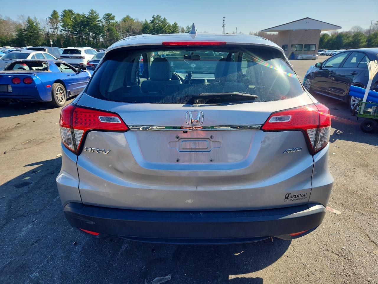 2019 Honda Hr-v Lx Silver vin: 3CZRU6H30KG728813