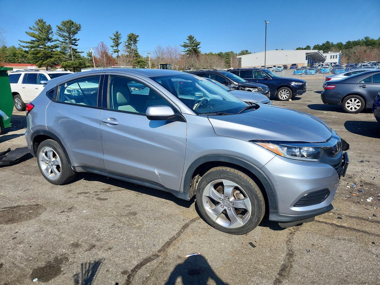2019 Honda Hr-v Lx Silver vin: 3CZRU6H30KG728813