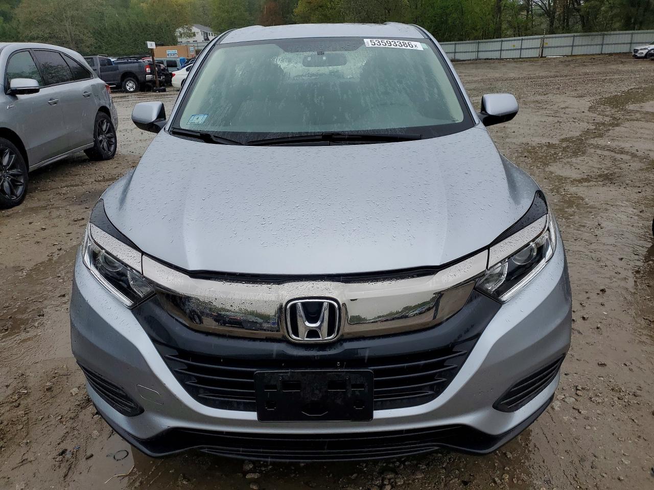 2020 Honda Hr-v Lx Silver vin: 3CZRU6H30LM709004