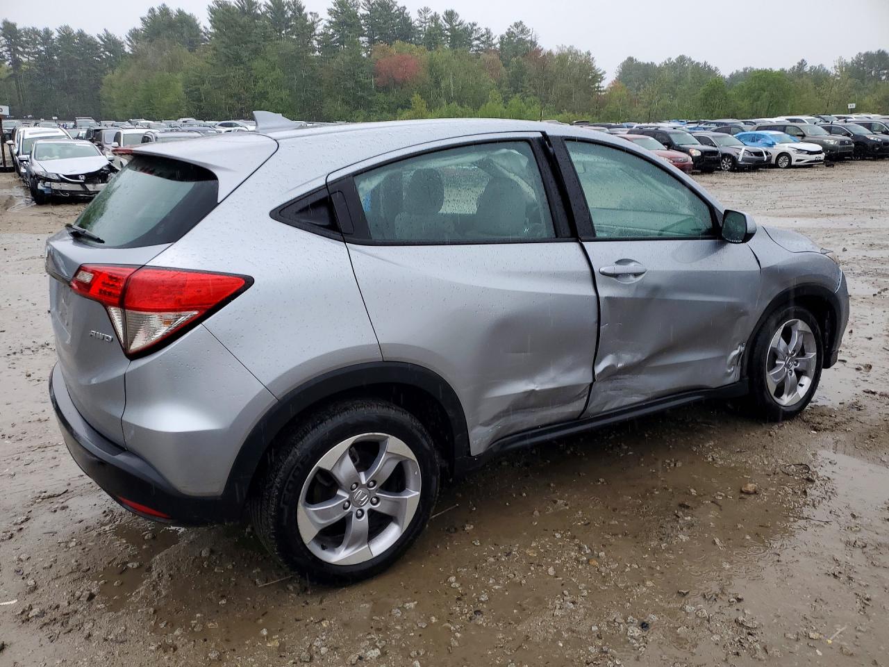 2020 Honda Hr-v Lx Silver vin: 3CZRU6H30LM709004