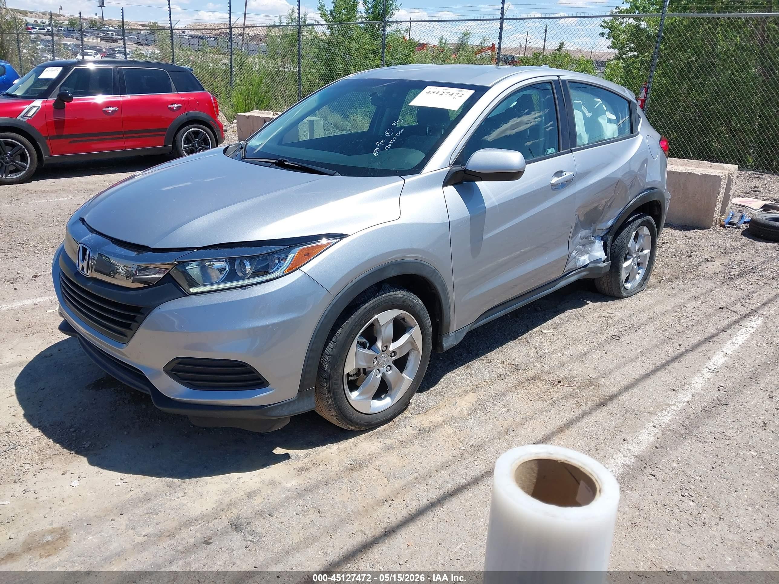 2021 Honda Hr-v Awd Lx Серебряный vin: 3CZRU6H30MM743476