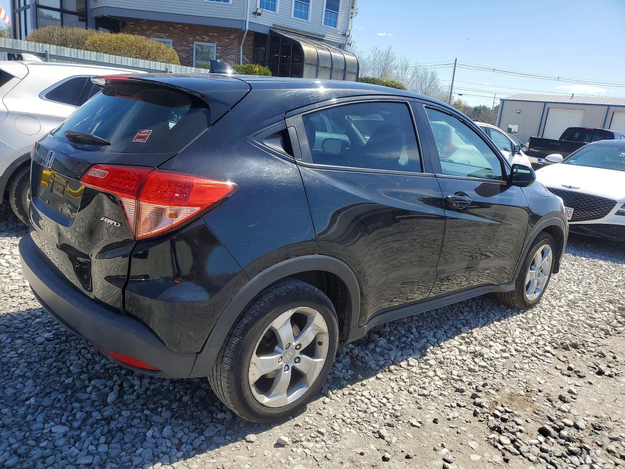 2016 Honda Hr-v Lx Black vin: 3CZRU6H31GM720700