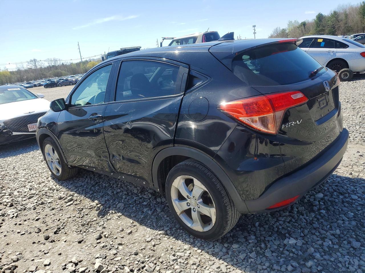 2016 Honda Hr-v Lx Black vin: 3CZRU6H31GM720700