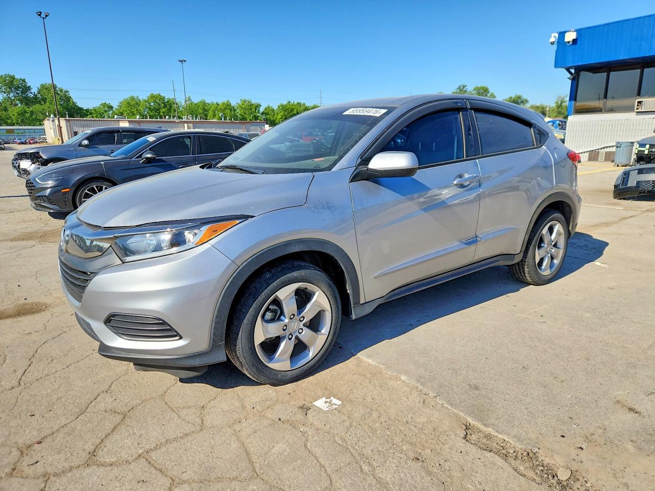 2021 Honda Hr-v Lx Silver vin: 3CZRU6H31MM703147