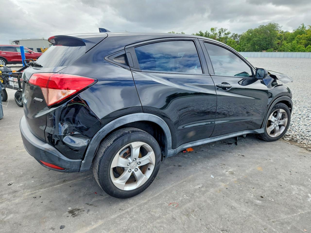 2016 Honda Hr-v Lx Black vin: 3CZRU6H32GM721998