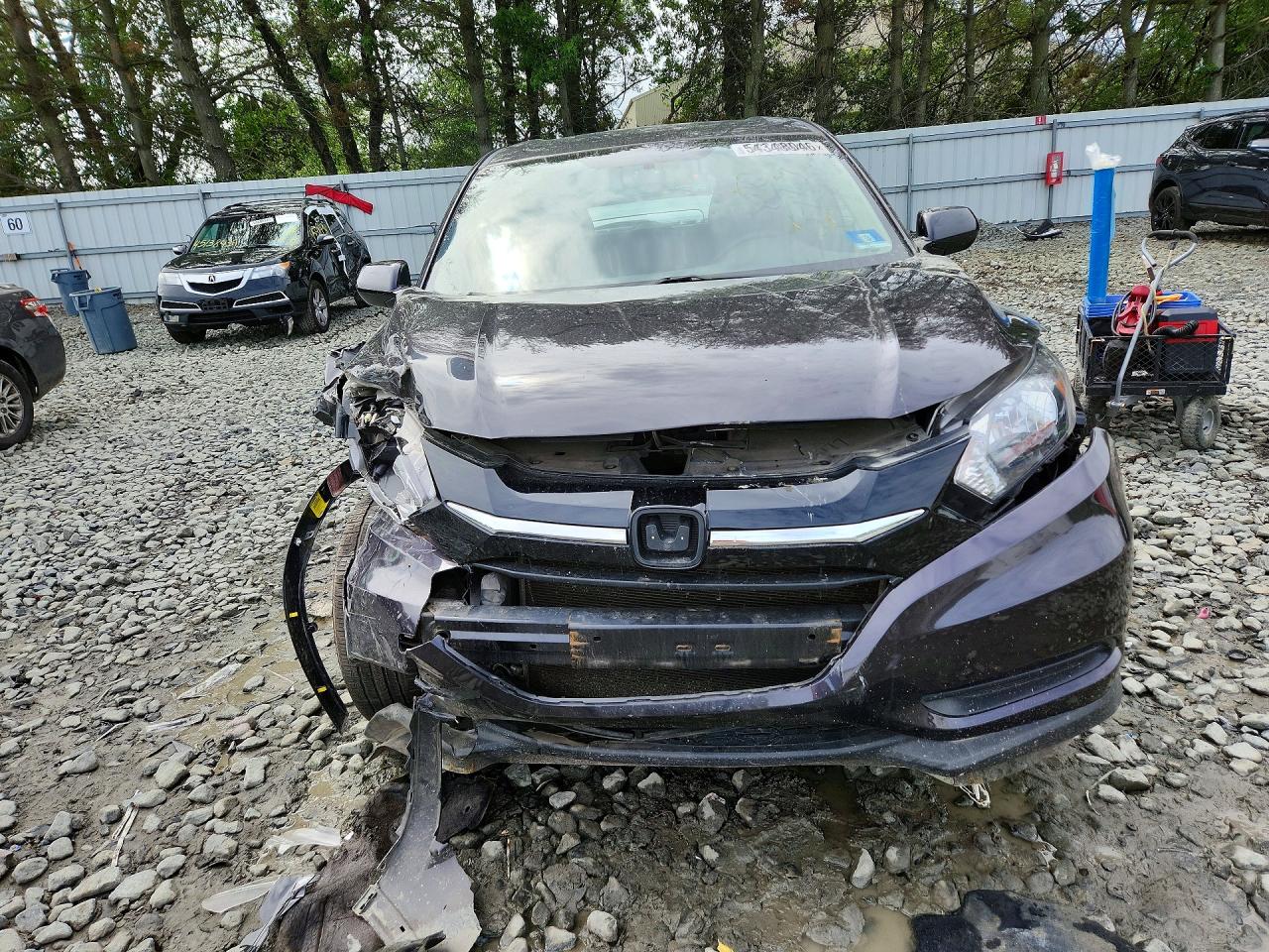 2018 Honda Hr-v Lx Угольный vin: 3CZRU6H32JG713616
