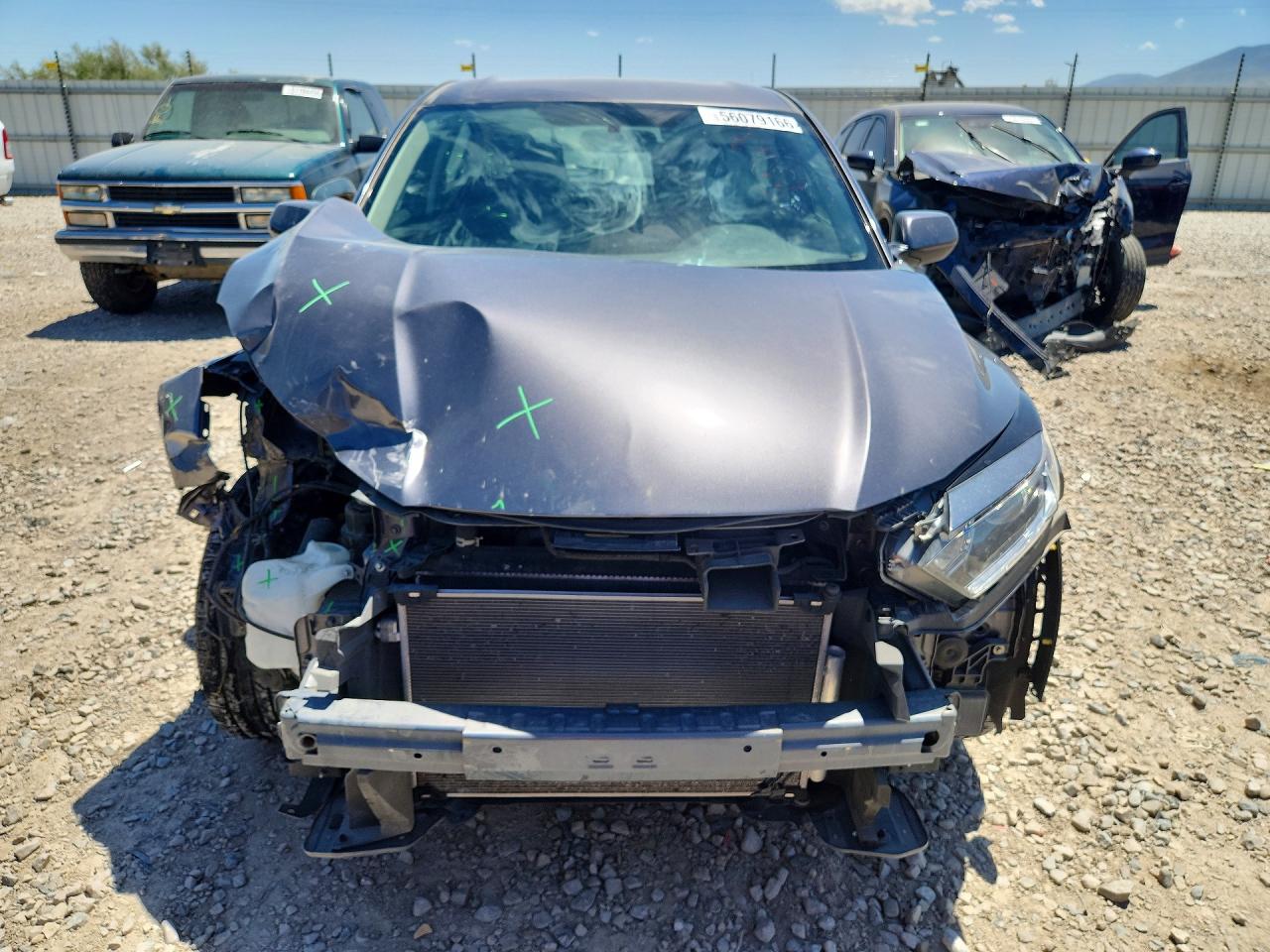 2019 Honda Hr-v Lx Charcoal vin: 3CZRU6H32KG721569
