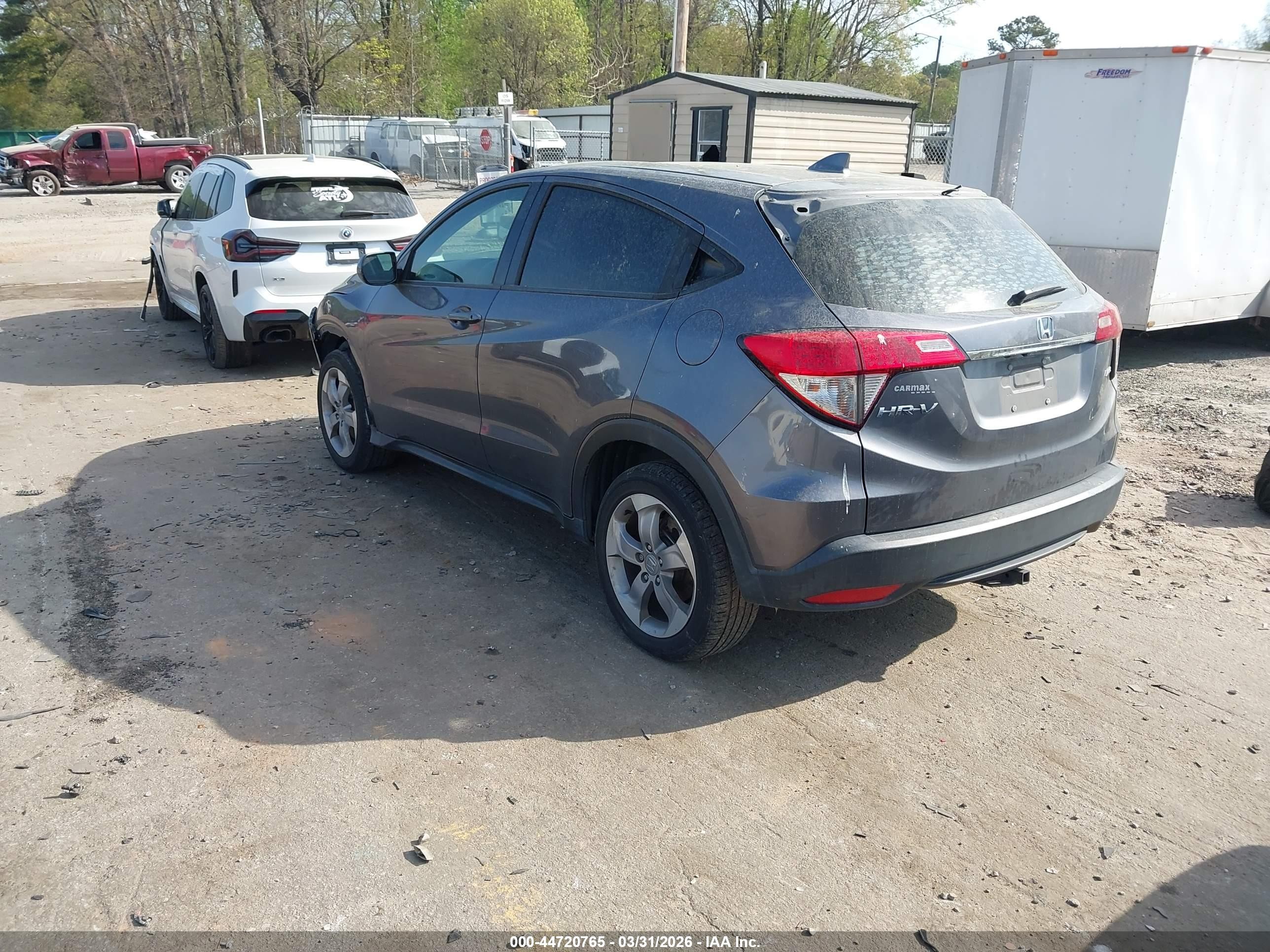 2020 Honda Hr-v Awd Lx Gray vin: 3CZRU6H32LM725043