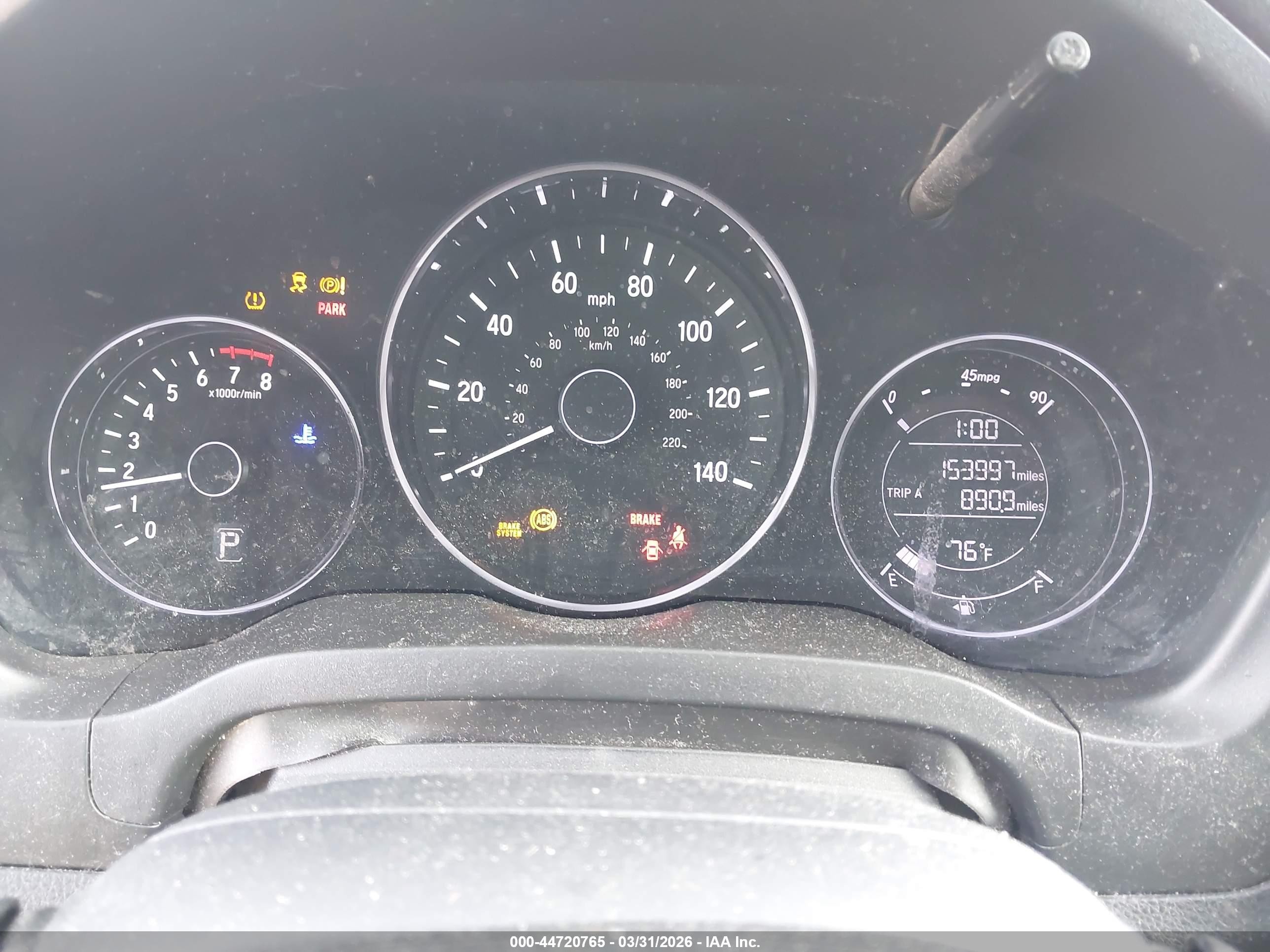 2020 Honda Hr-v Awd Lx Gray vin: 3CZRU6H32LM725043