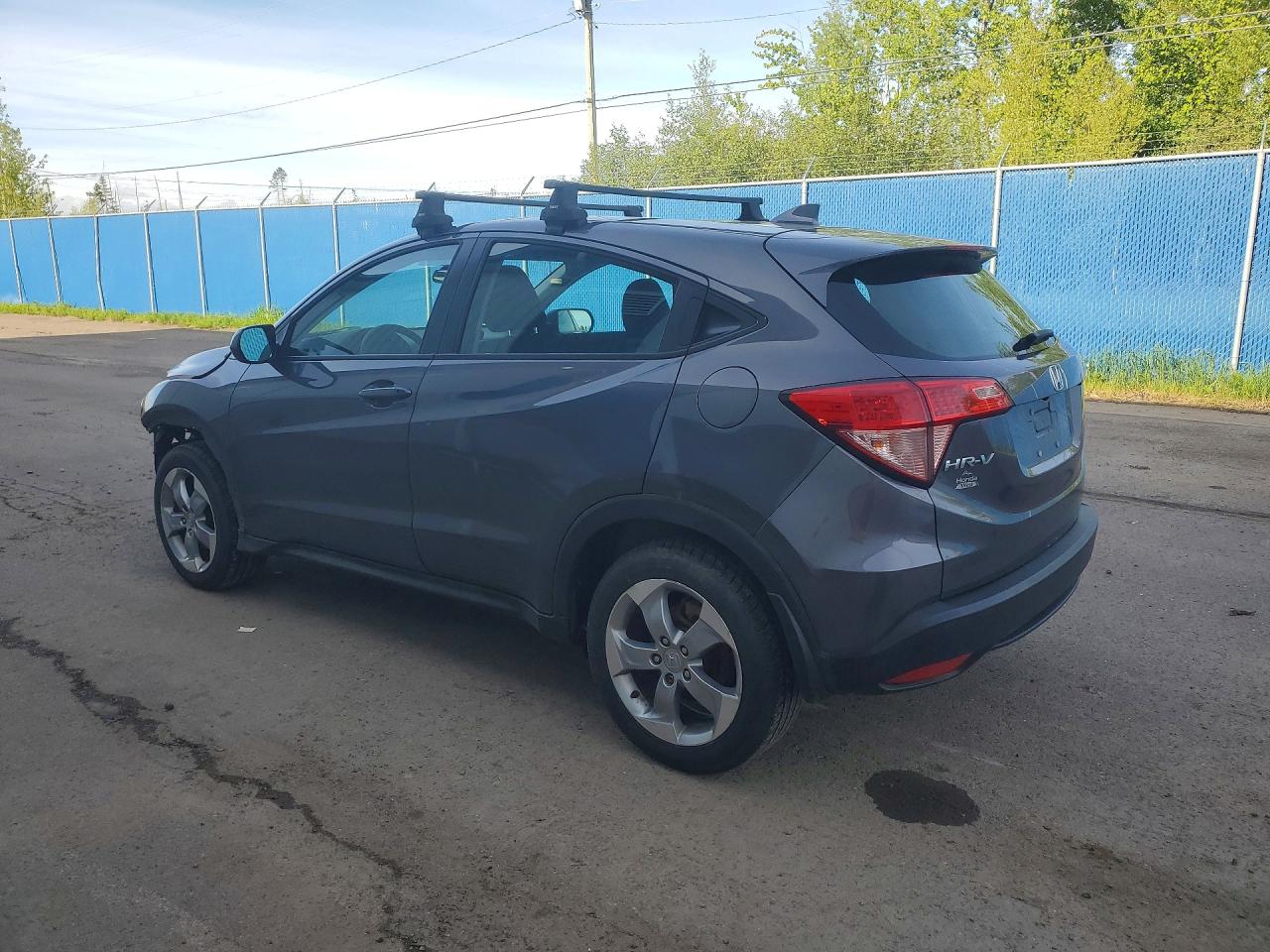 2017 Honda Hr-v Lx Gray vin: 3CZRU6H33HM103140