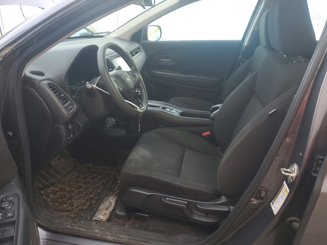 2017 Honda Hr-v Lx Gray vin: 3CZRU6H33HM103140