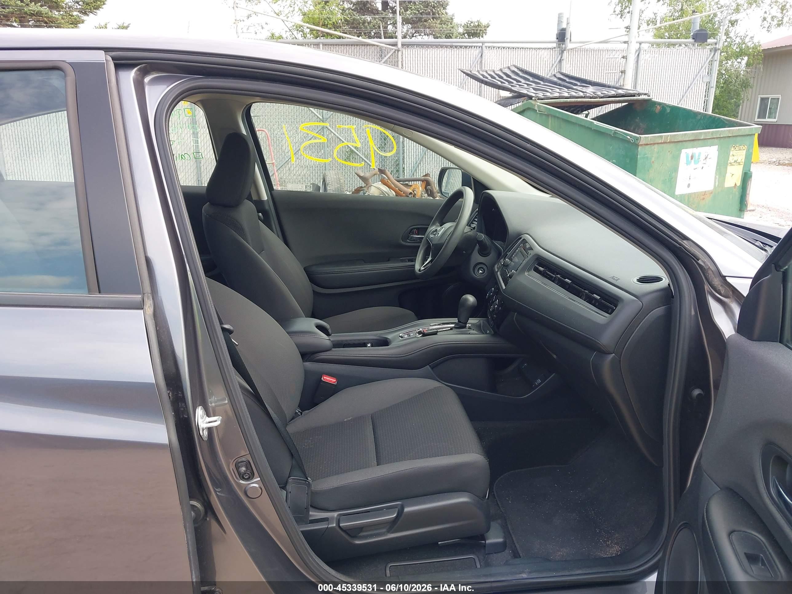 2022 Honda Hr-v Awd Lx Серый vin: 3CZRU6H33NM717889